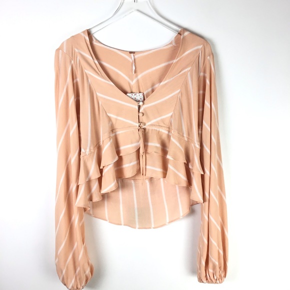 Free People Samifran Ruffle Top - Picture 2 of 8
